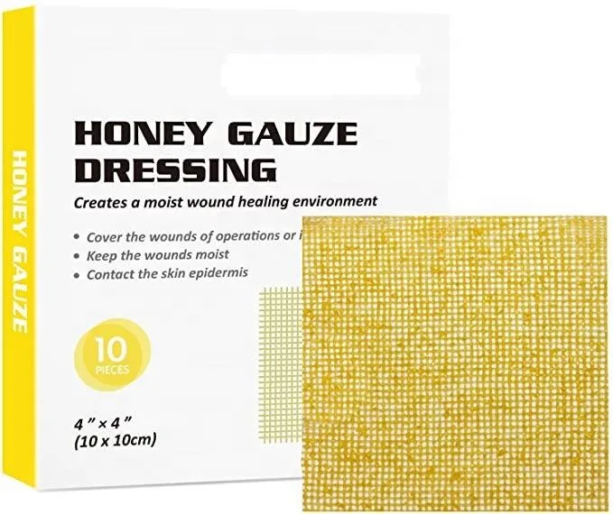 Medical Low Sensitive Honey Gauze Dressing for Wound Dehiscence