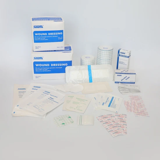 Factory Disposable Sterile Non Woven Adhesive Wound Dressings Pad